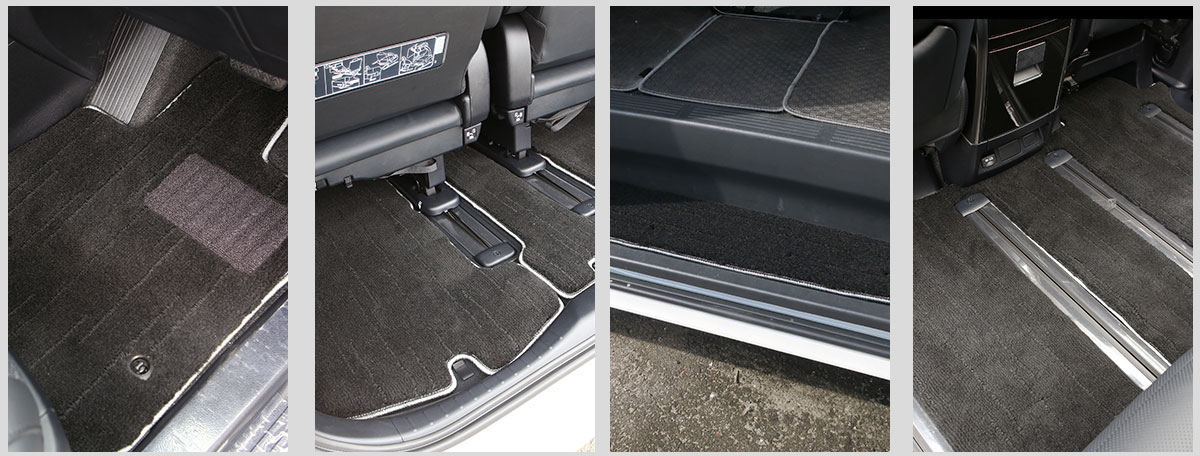 30系 アルファード フロアマット ラゲッジマット ステップマット選択
